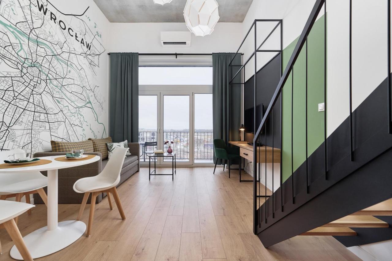 Mezzanine Studio Apartments Zarembowicza Wroclaw Airport By Renters Breslávia Exterior foto